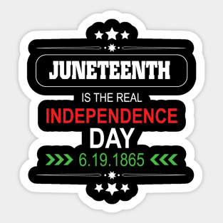 Real Independence Day Sticker